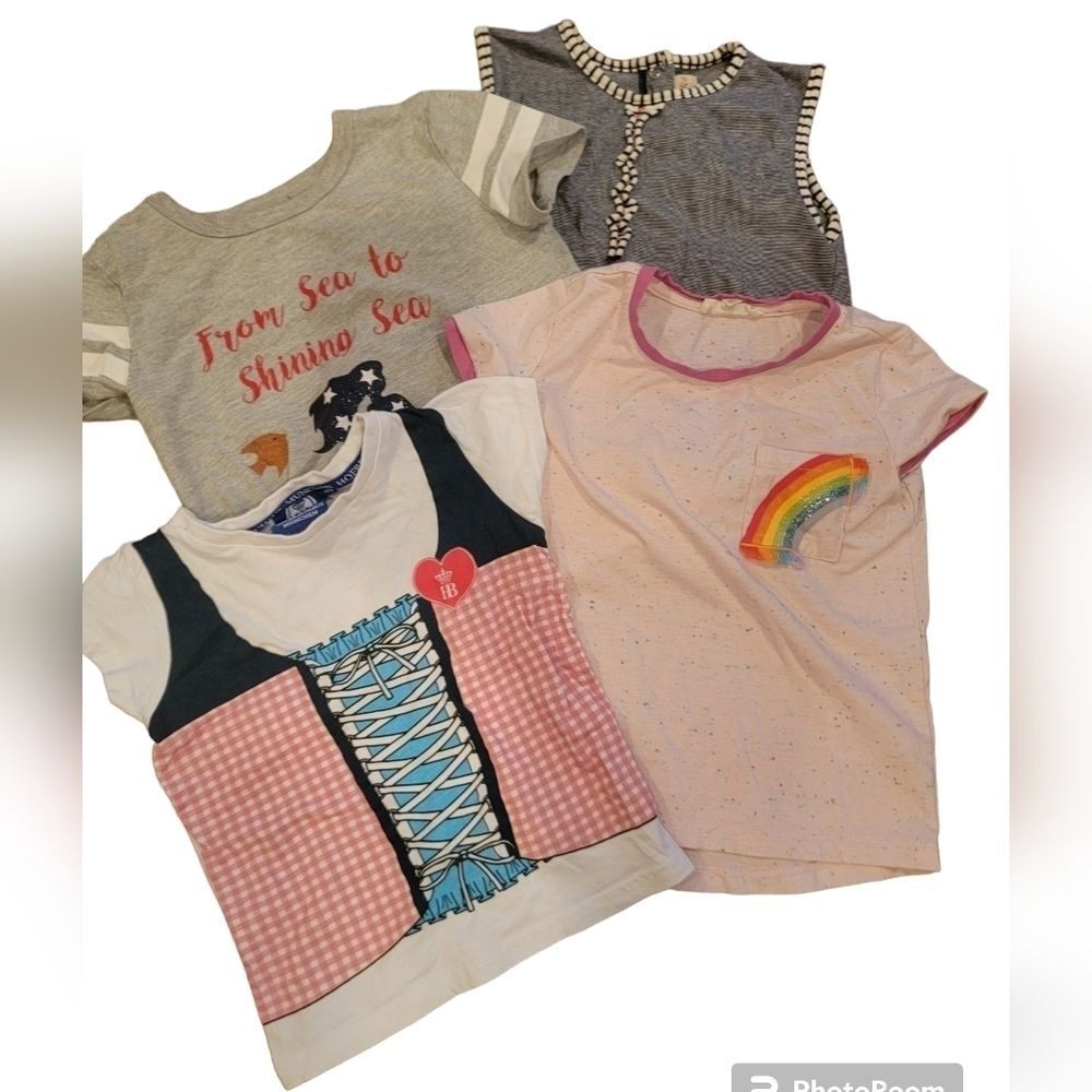 GIRLS tshirts bundle size 4-5